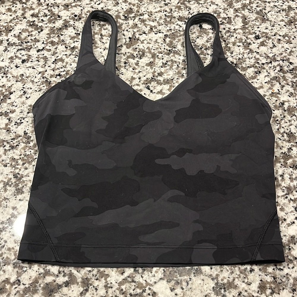 lulu align tank in camo